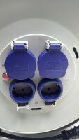 EMOS Kabeltrommel mit extra beständigem Kabel, IP44,...