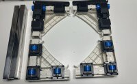 NIUXX Waschmaschine Sockel Untergestell Transportroller Größenverstellbar