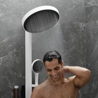 hansgrohe Duschsystem Regendusche Rainfinity 360 Unterputz 3Strahlarten Mattweiß