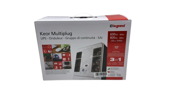 LEGRAND Mehrfachsteckdose Unterbrechungsfreie Stromversorgung USV-Anlage, 310081