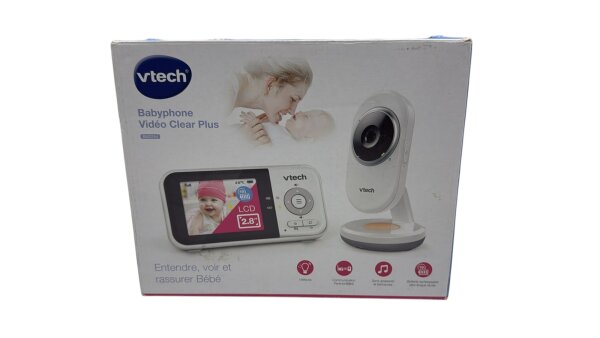 VTech Babyphone mit Kamera, Video Baby Monitor 2,8 Zoll, BM3254, Version FR