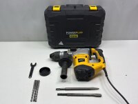 Powerplus Schlagbohrmaschine Bohrhammer 4 in 1, 1500 W Bohrer, 6 J, SDS plus