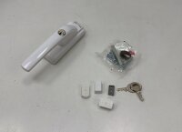 ABUS Fenstergriff Fensterknauf mit Druckzylinder und Alarmfunktion Abschließbar