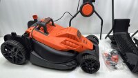 Black+Decker Elektro Rasenmäher mit EasySteer Lenkgriff 1800W 42cm Schnittbreite