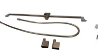 hansgrohe Duschstange Brausestange Unica S Puro 0,90m mit Brauseschlauch 1,60m