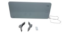 Cecotec Elektroheizung Heizkonvektor Glasplatte Ready Warm 6750 Crystal 2000W