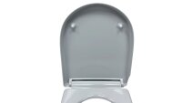Villeroy & Boch WC-Sitz Toilettendeckel mit Absenkautomatik D-Form Weiß glänzend