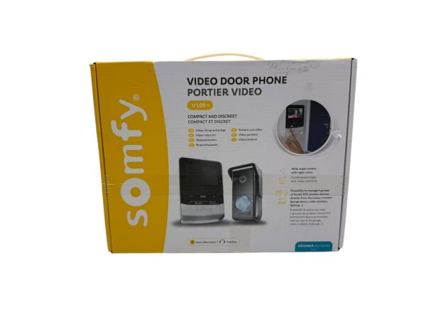 Somfy Video-Türsprechanlage Gegensprechanlage Komplett-Set 1870535 - V100+