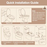 WC Sitz Elektronisches Smart Bidet Mit Fernbedienung Sitzwärmer Nachtlicht Weiß