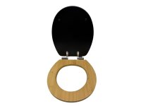 Wirquin WC-Sitz Toilettendeckel mit Softclose, Bambus...