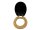 Wirquin WC-Sitz Toilettendeckel mit Softclose, Bambus Schwarz, 20722708 Casual