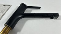 hansgrohe Küchenarmatur Zesis M33, Wasserhahn Küche mit Auslauf Höhe 150 mm, 150° drehbar, ausziehbar, 2 Strahlarten, Mattschwarz