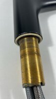 hansgrohe Küchenarmatur Zesis M33, Wasserhahn Küche mit Auslauf Höhe 150 mm, 150° drehbar, ausziehbar, 2 Strahlarten, Mattschwarz