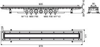 Duschrinne Bodenablauf Duschablauf höhenverstellbar 900mm Wirquin Venisio Expert