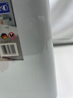 WENKO Badhocker und Wäschekorb Hocker mit Deckel und herausnehmbarem Wäschesack
