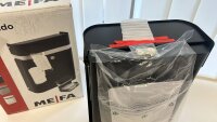 MEFA Briefkasten Wandbriefkasten, Einwurfklappe oben, Tiefschwarz Judo 640