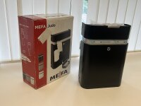 MEFA Briefkasten Wandbriefkasten, Einwurfklappe oben, Tiefschwarz Judo 640