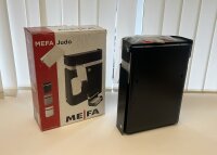 MEFA Briefkasten Wandbriefkasten, Einwurfklappe oben, Tiefschwarz Judo 640